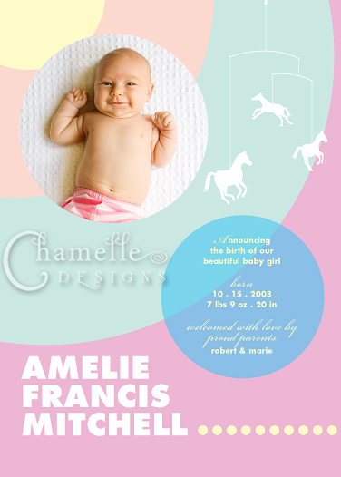 minted stationery design by chamelle designs